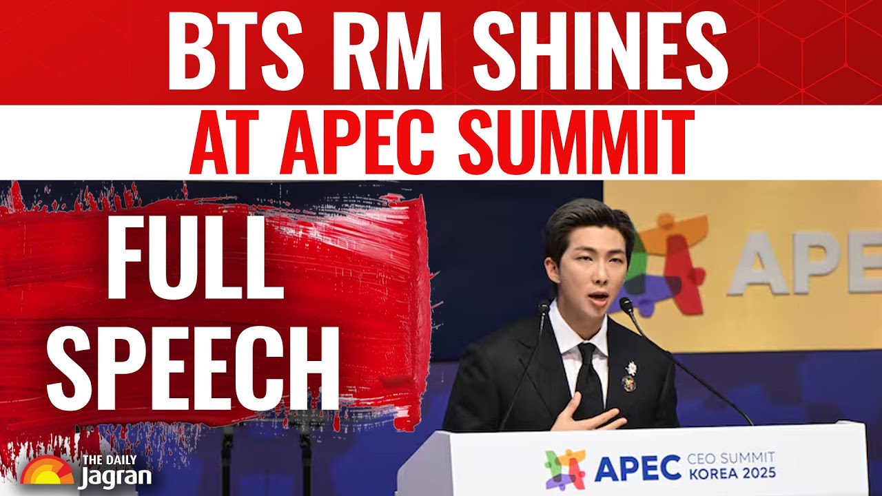 BTS RM APEC Speech: BTS RM Delivers Heartfelt At APEC Summit | Kim ...