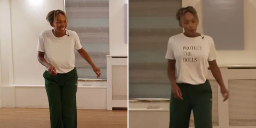 BBC responds as Strictly’s Bethany Antonia’s 'Protect the dolls' shirt ...
