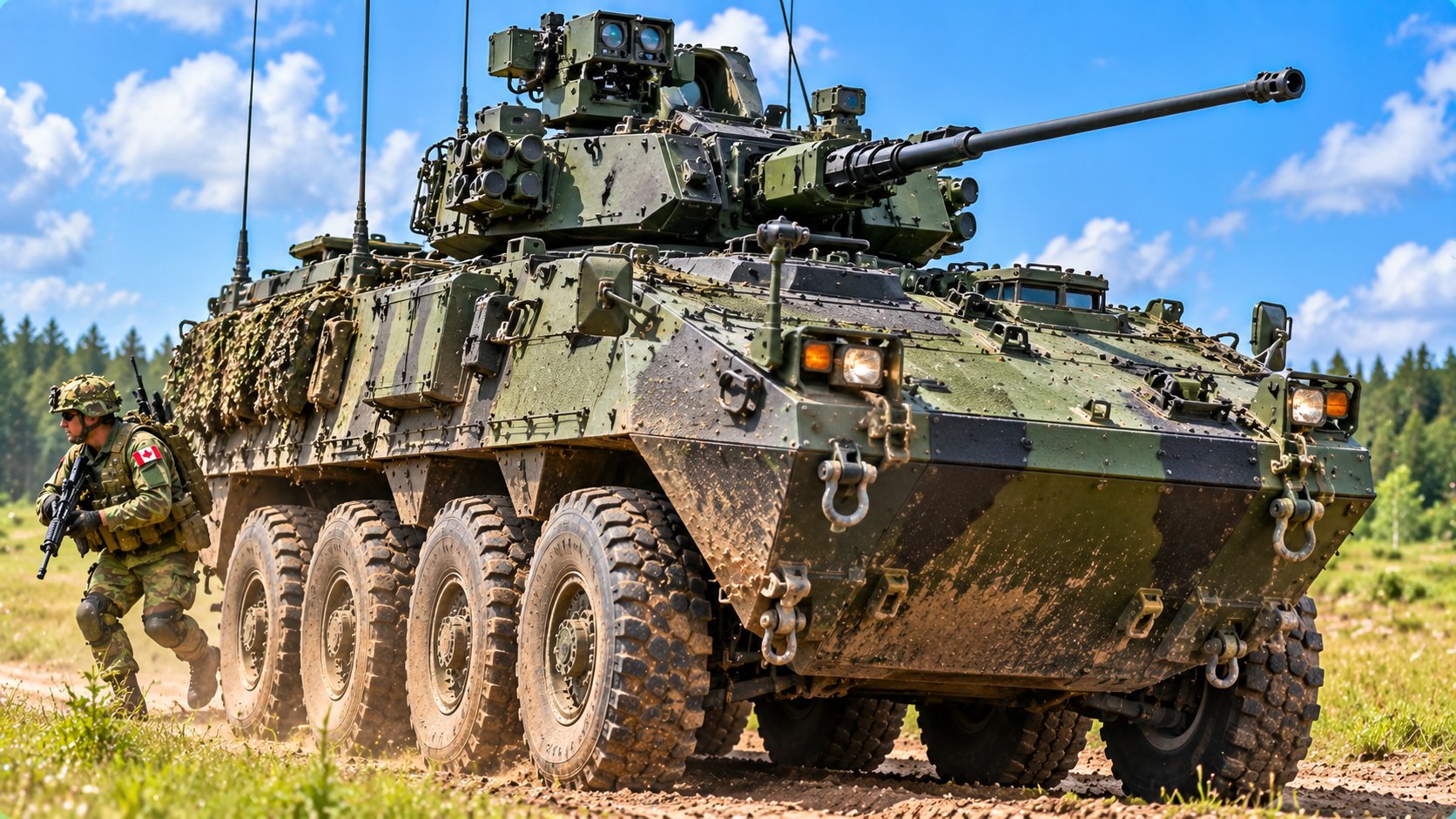 Canadian mechanized infantry in Latvia - Alpha Company’s NATO setup