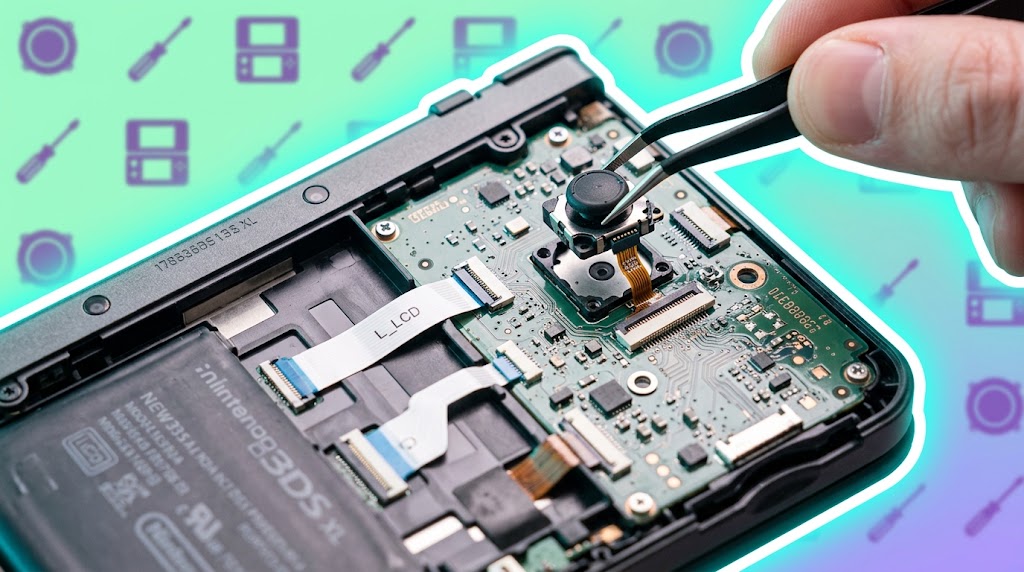 New 3DS XL repair - fixing the circle pad ghost movement problem