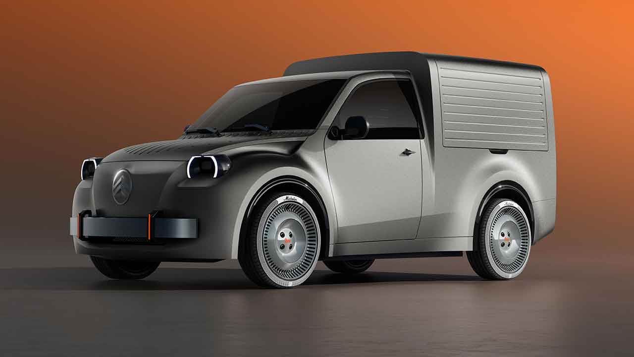Citroën revives the legendary 2 CV Fourgonnette as an electric concept ...