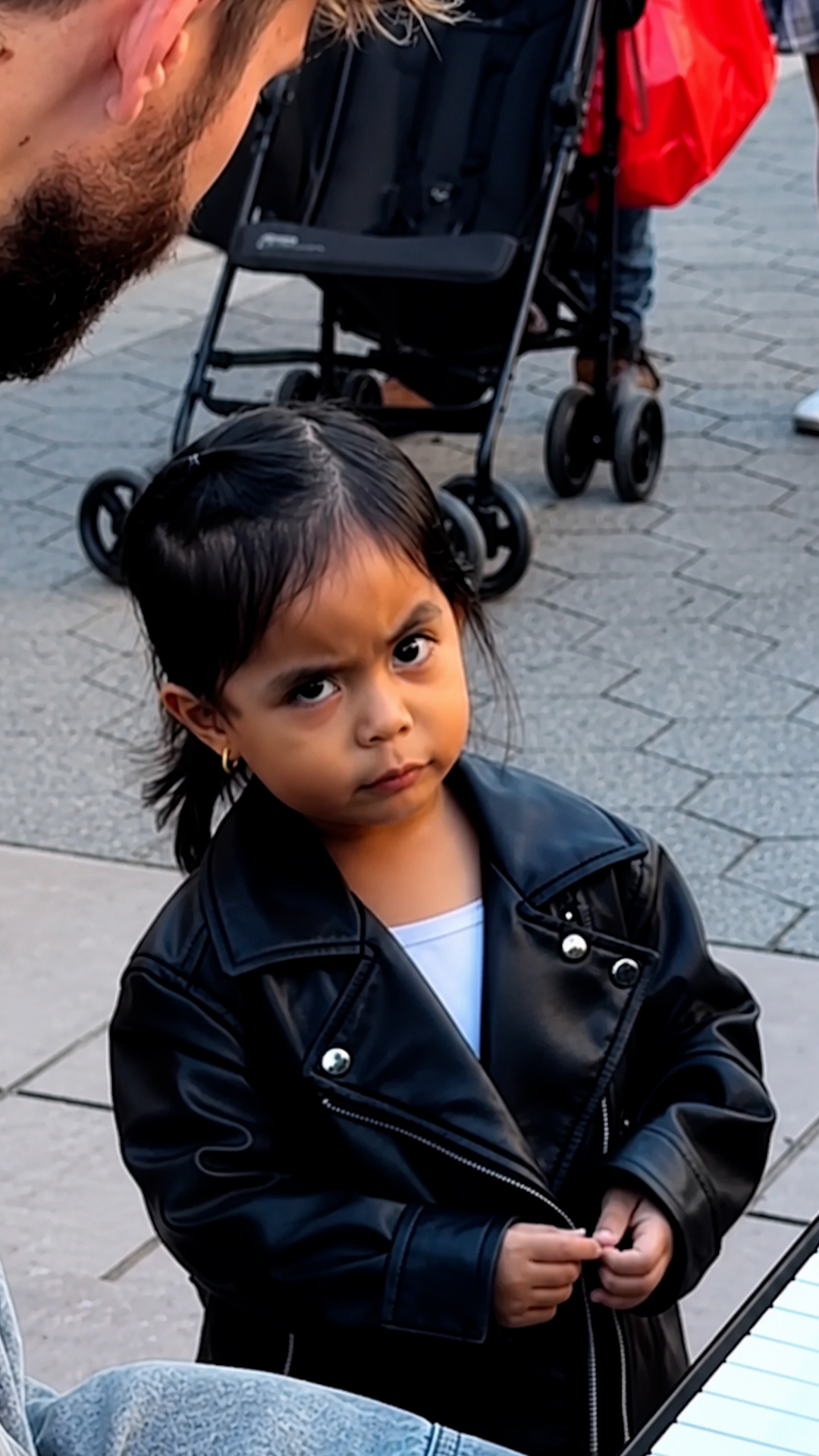 At just 2 years old this little singer captures everyone's attention