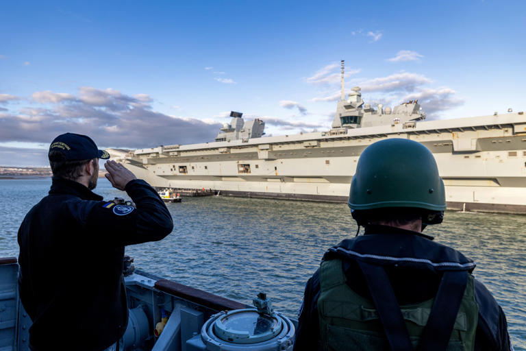 HMS Dauntless gears up to join HMS Prince of Wales on deployment by ...