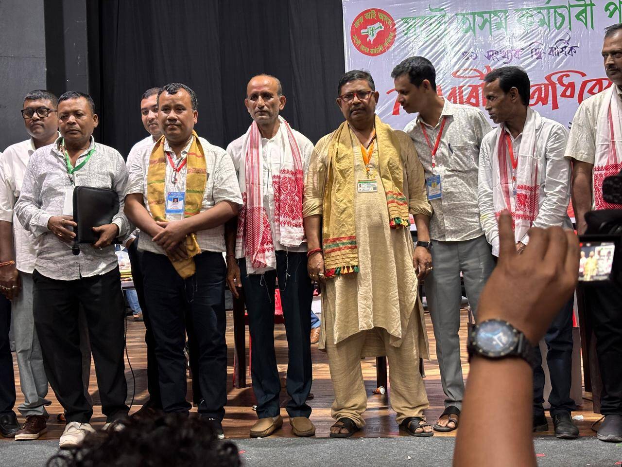 Kumud Kumar Kataki elected president of Sadou Asam Karmachari Parishad
