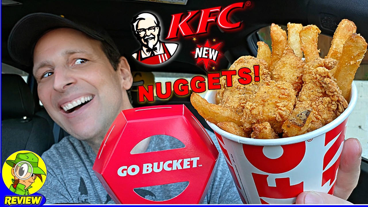 KFC nuggets go bucket food review