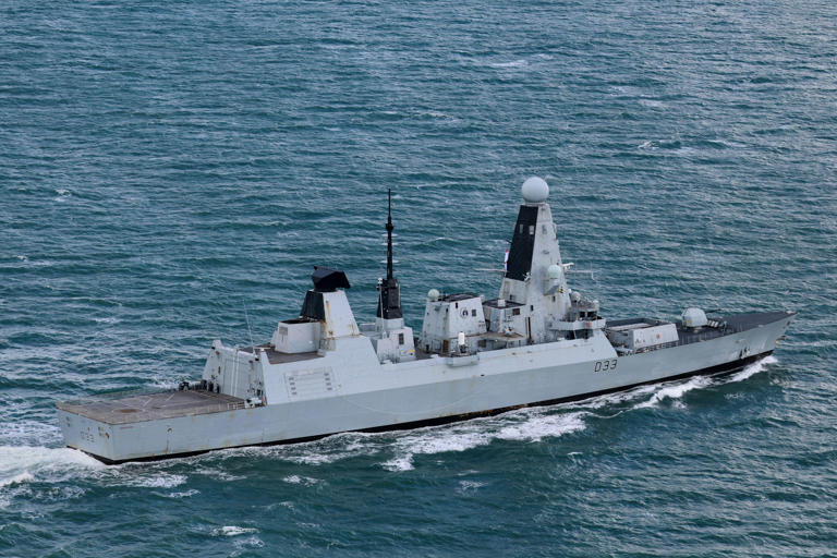 HMS Dauntless gears up to join HMS Prince of Wales on deployment by ...