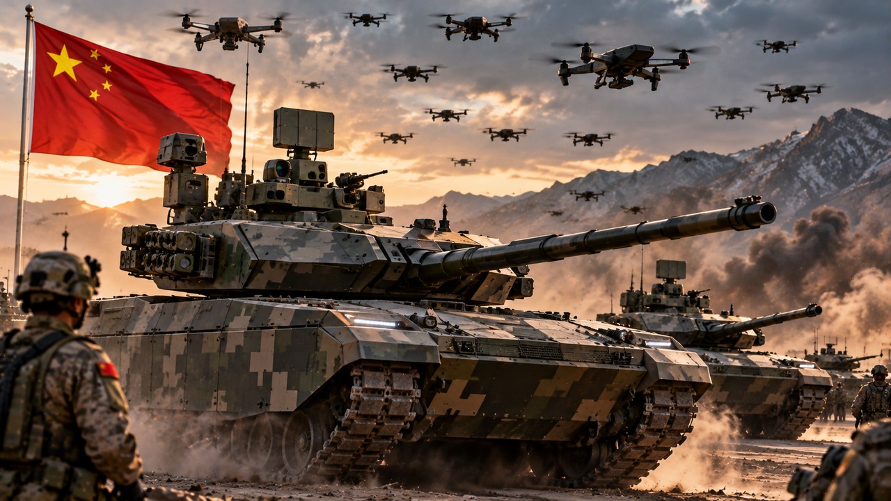 China's new tank has an unmanned turret and advanced drone defenses ...