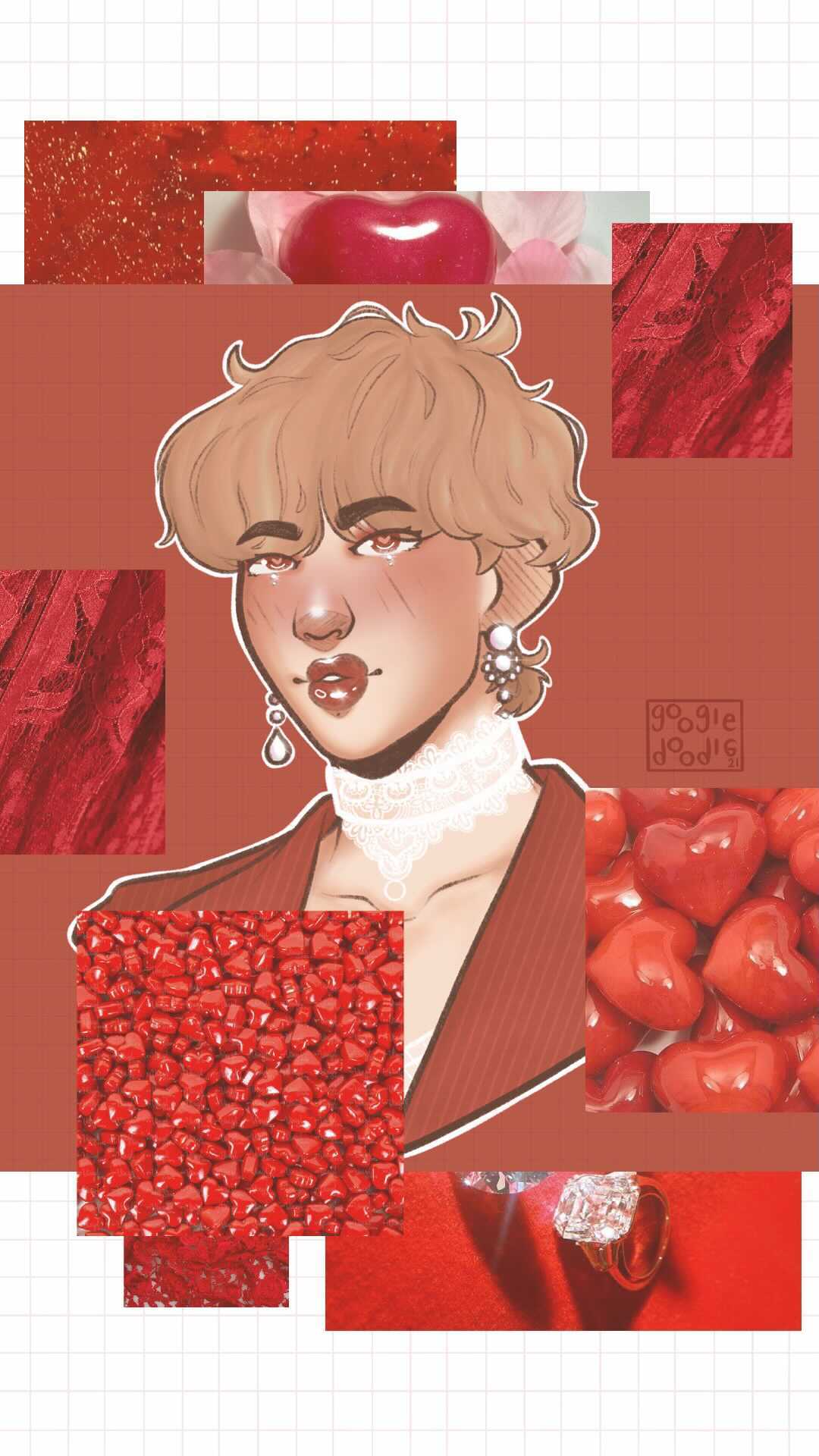 Creating lace-inspired character art with friends