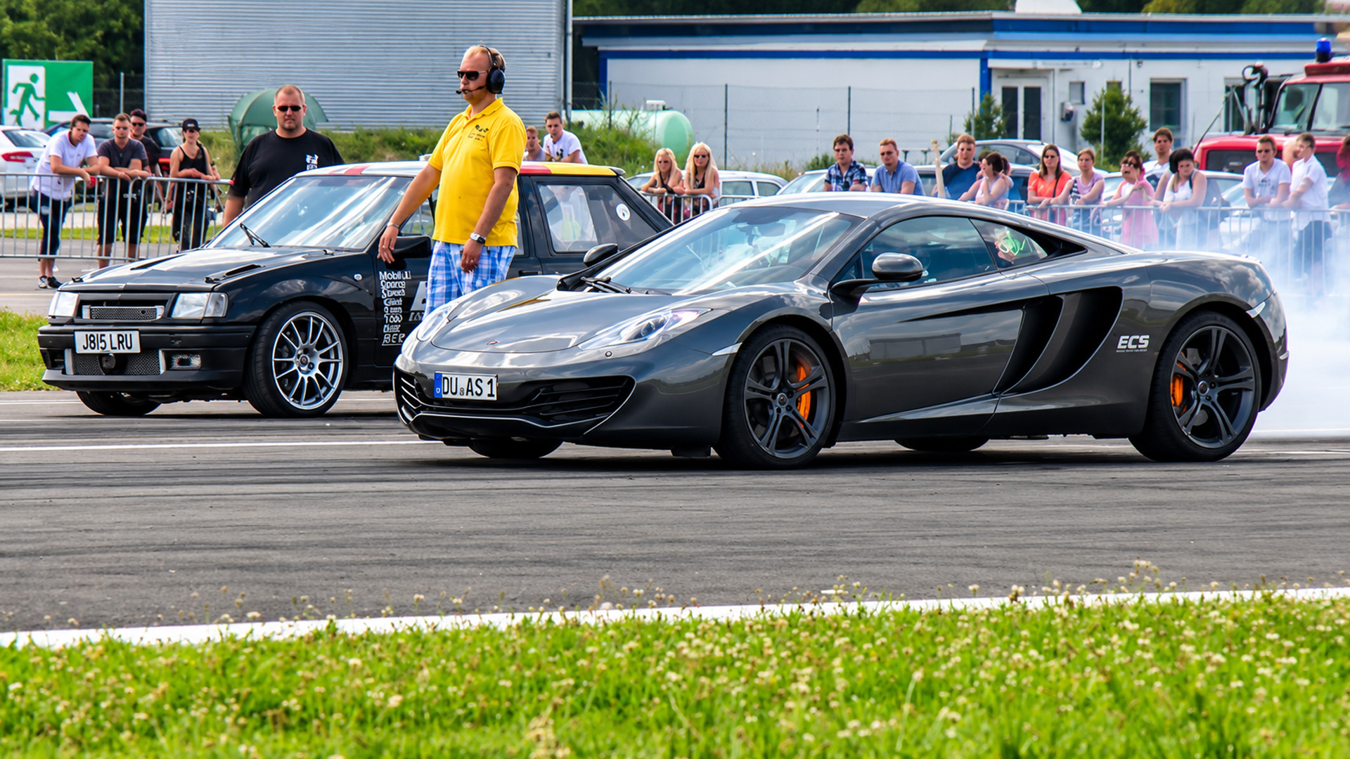 McLaren MP4-12C meets its unlikely drag race rival