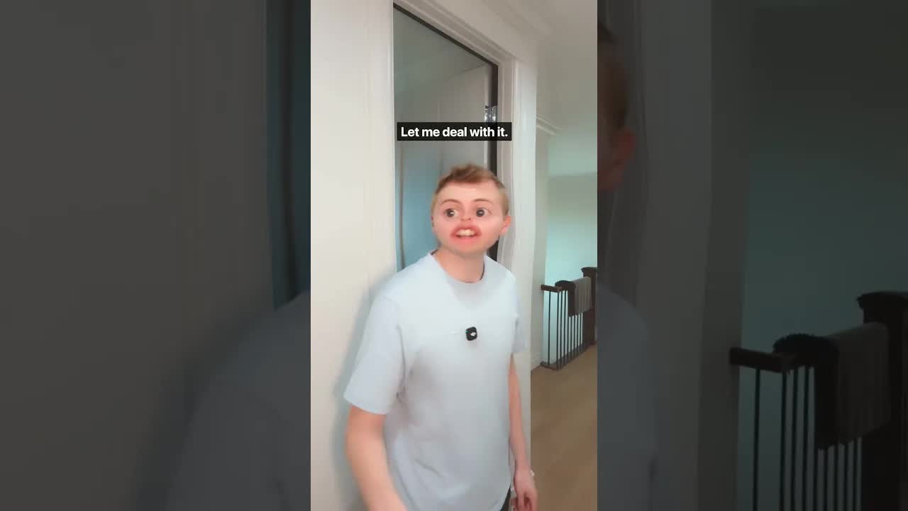 Dad laughs at his son for fearing a spider - then the bedroom goes ...