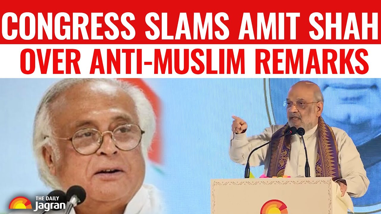 Cong slams BJP: 'Weapon of disinformation' Congress slams Amit Shah ...