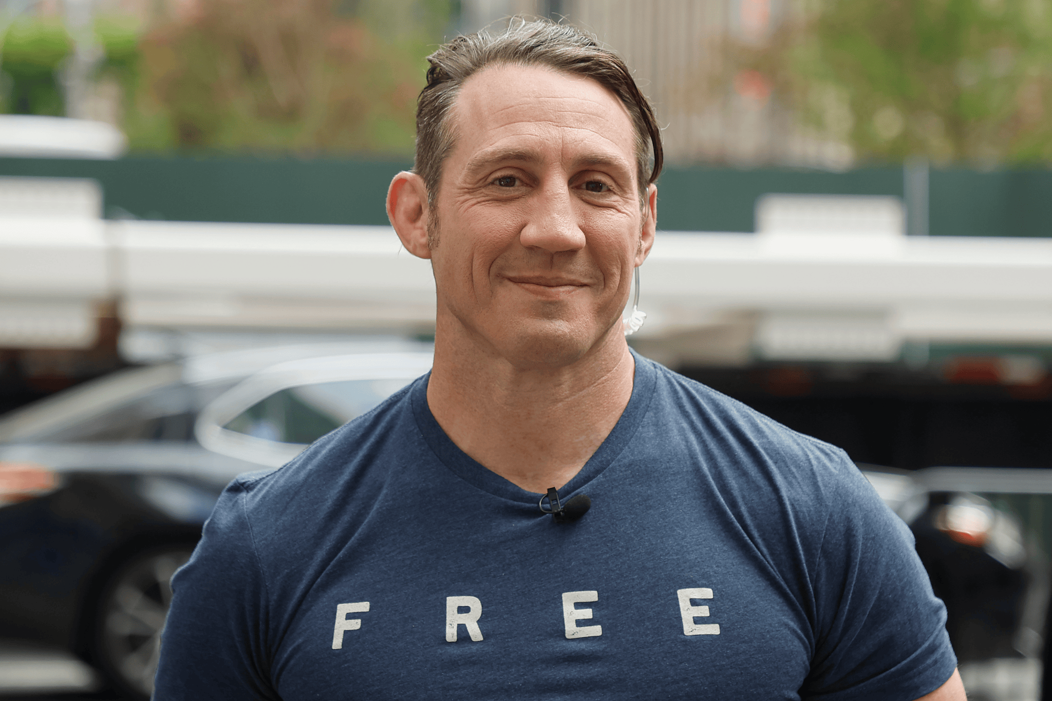 UFC fighter Tim Kennedy in Walter Reed after being shot in Congo