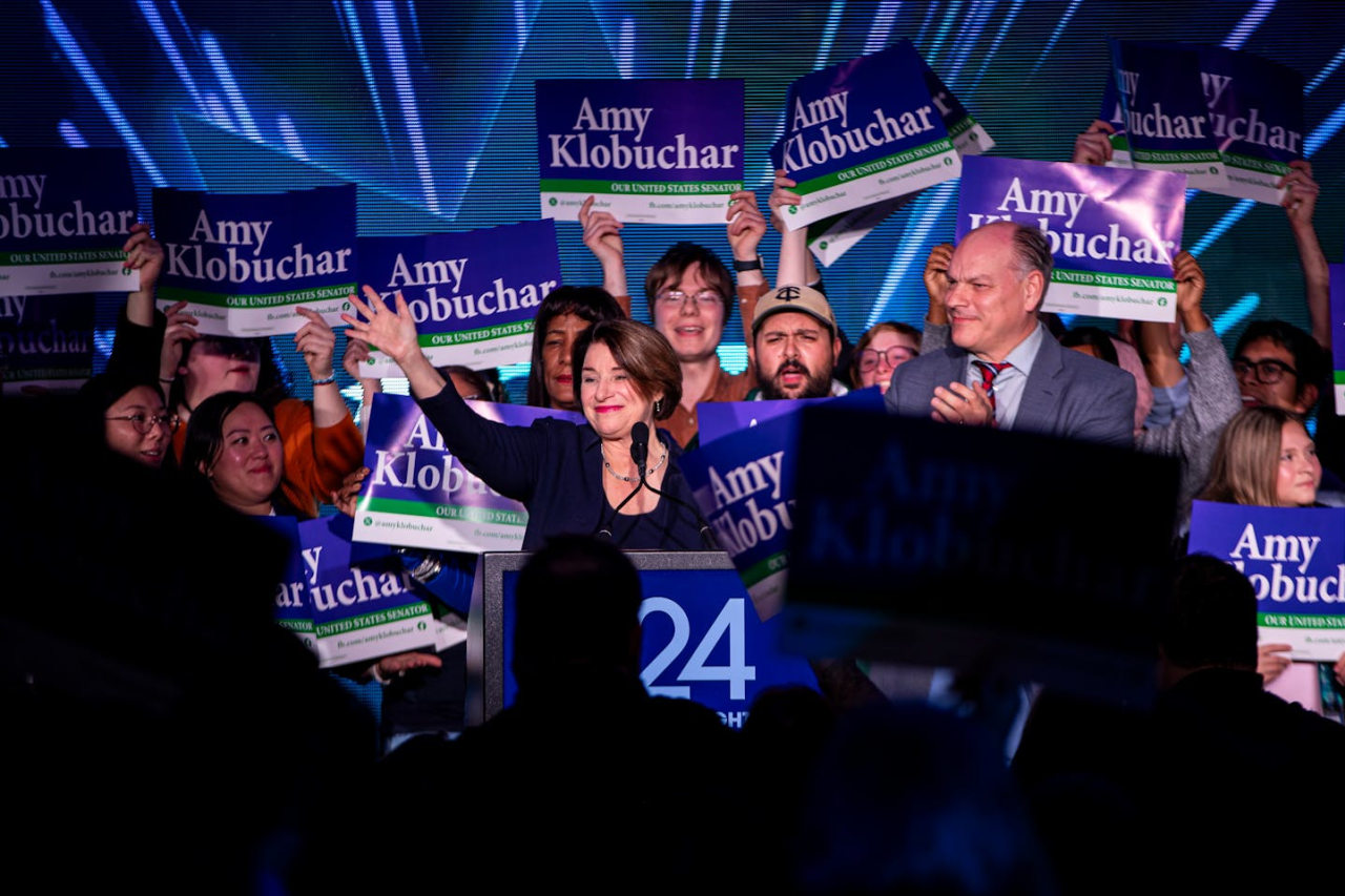 Klobuchar won re-election in 2024 with 56% of the vote.