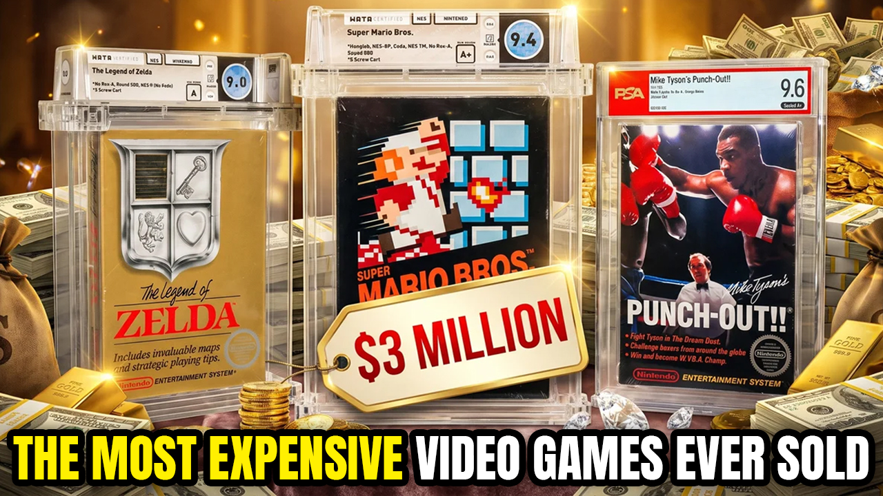 The 10 most expensive video games ever sold at auction