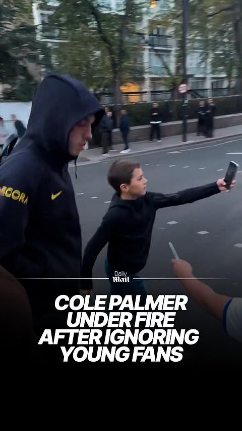 Cole Palmer under fire as he ignores desperate young fans