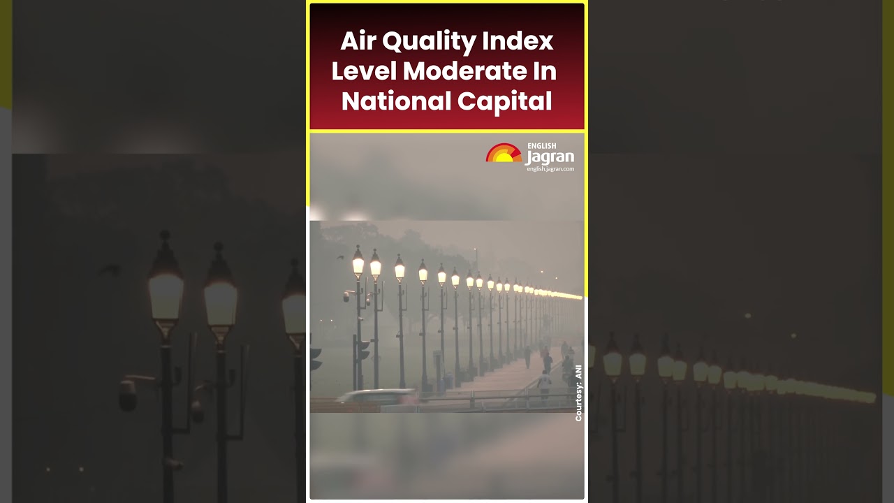 Air quality index level moderate in national capital #shortsfeed # ...