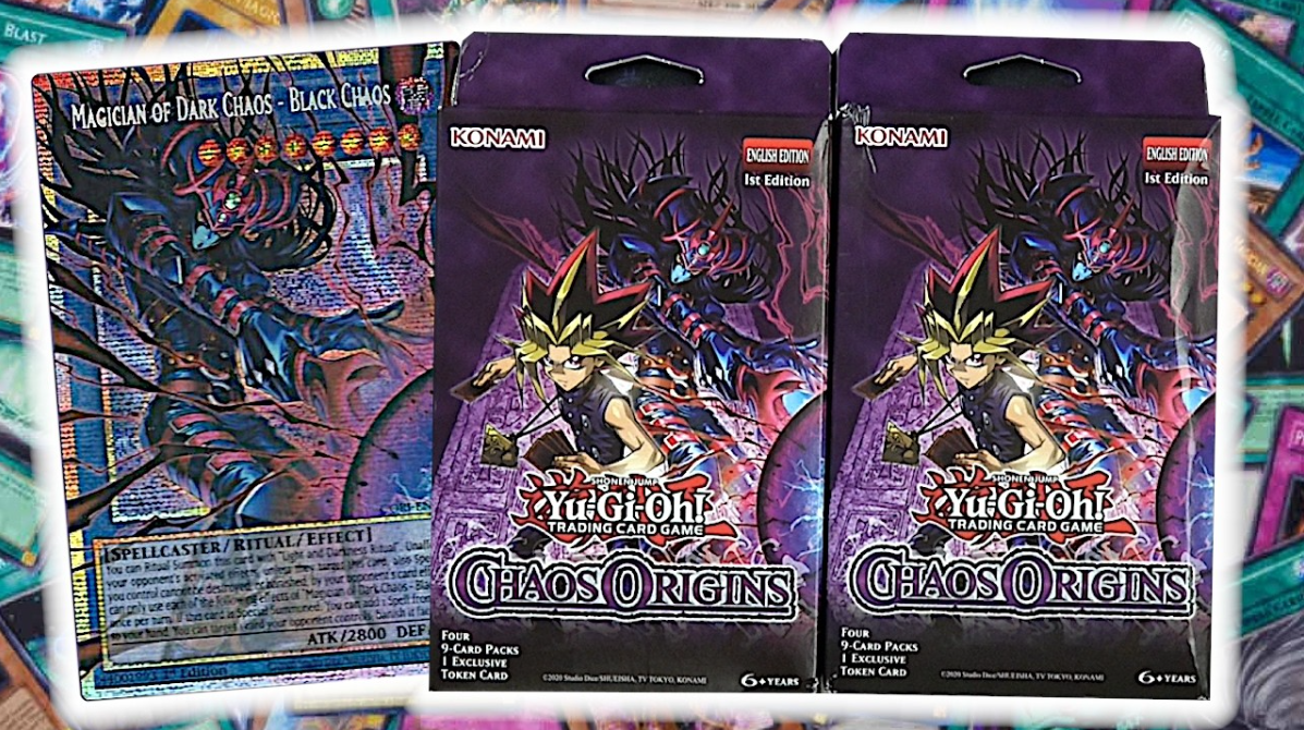 Opening Yu-Gi-Oh! Chaos Origins mini box with incredible luck