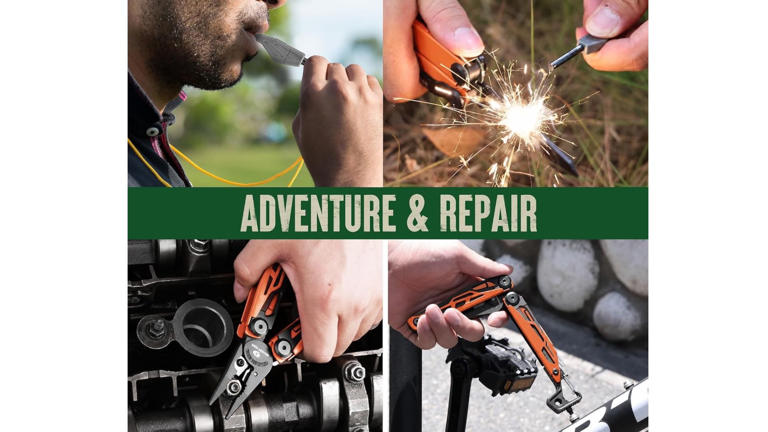 Looks like simple pliers but this multitool has 27 different uses ...