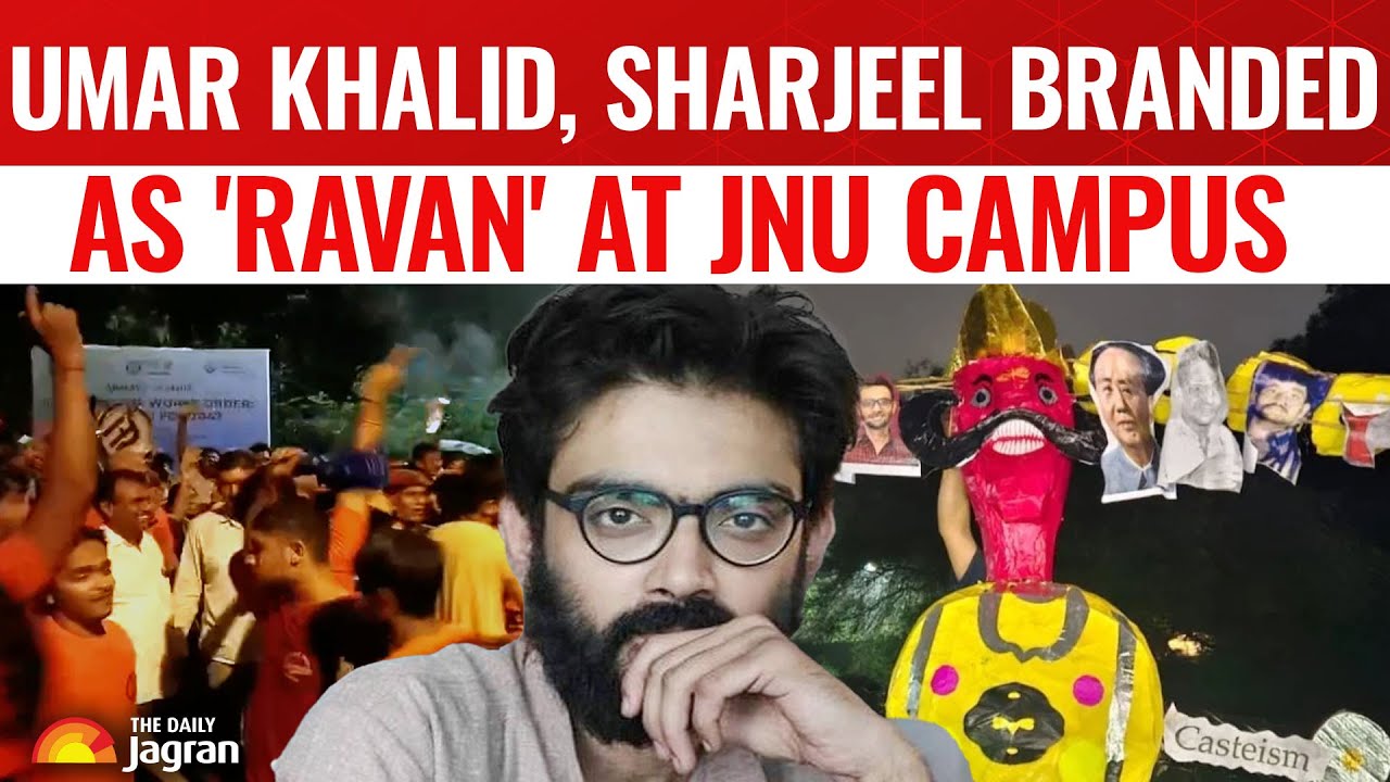 JNU clashes: Clashes erupt at JNU after Umar Khalid, Sharjeel Imam ...