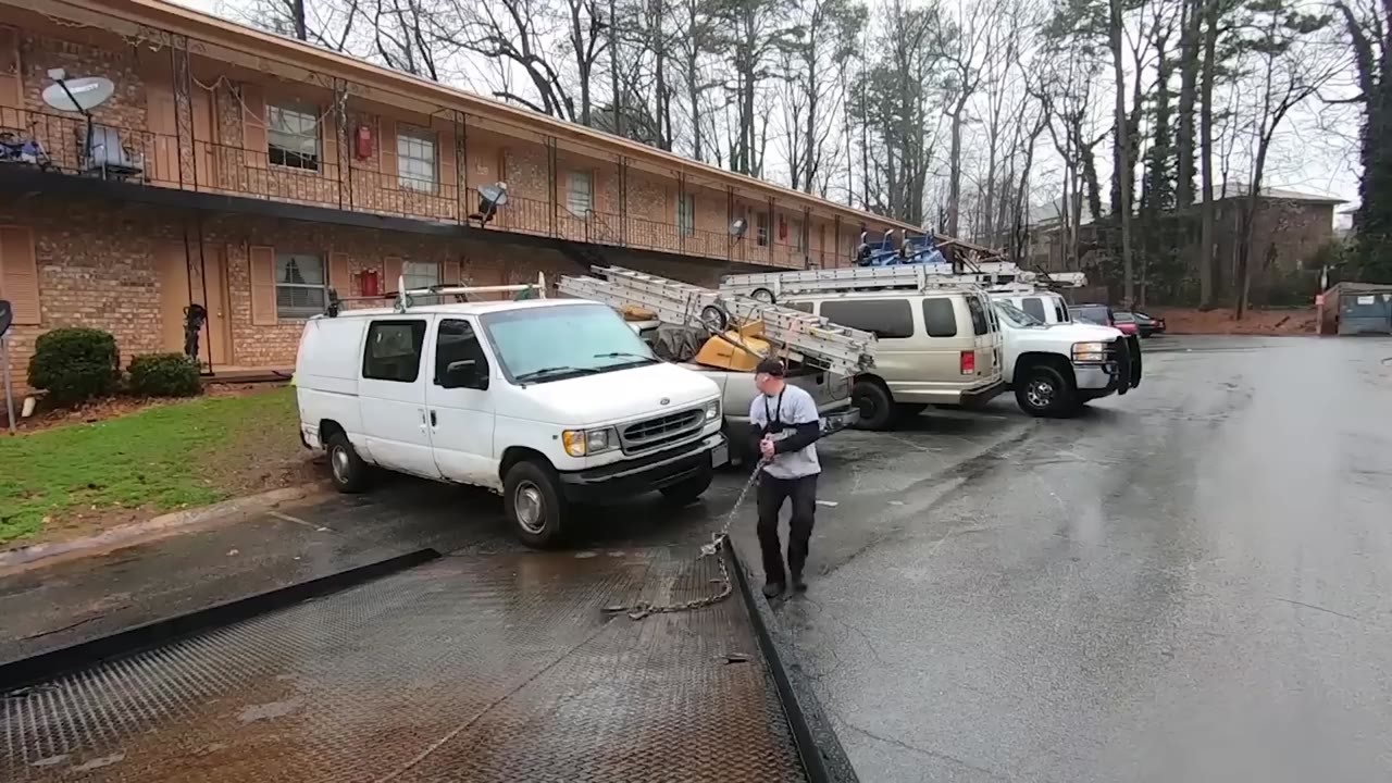 Police needed multiple vehicles removed - tow trucker faced one problem ...