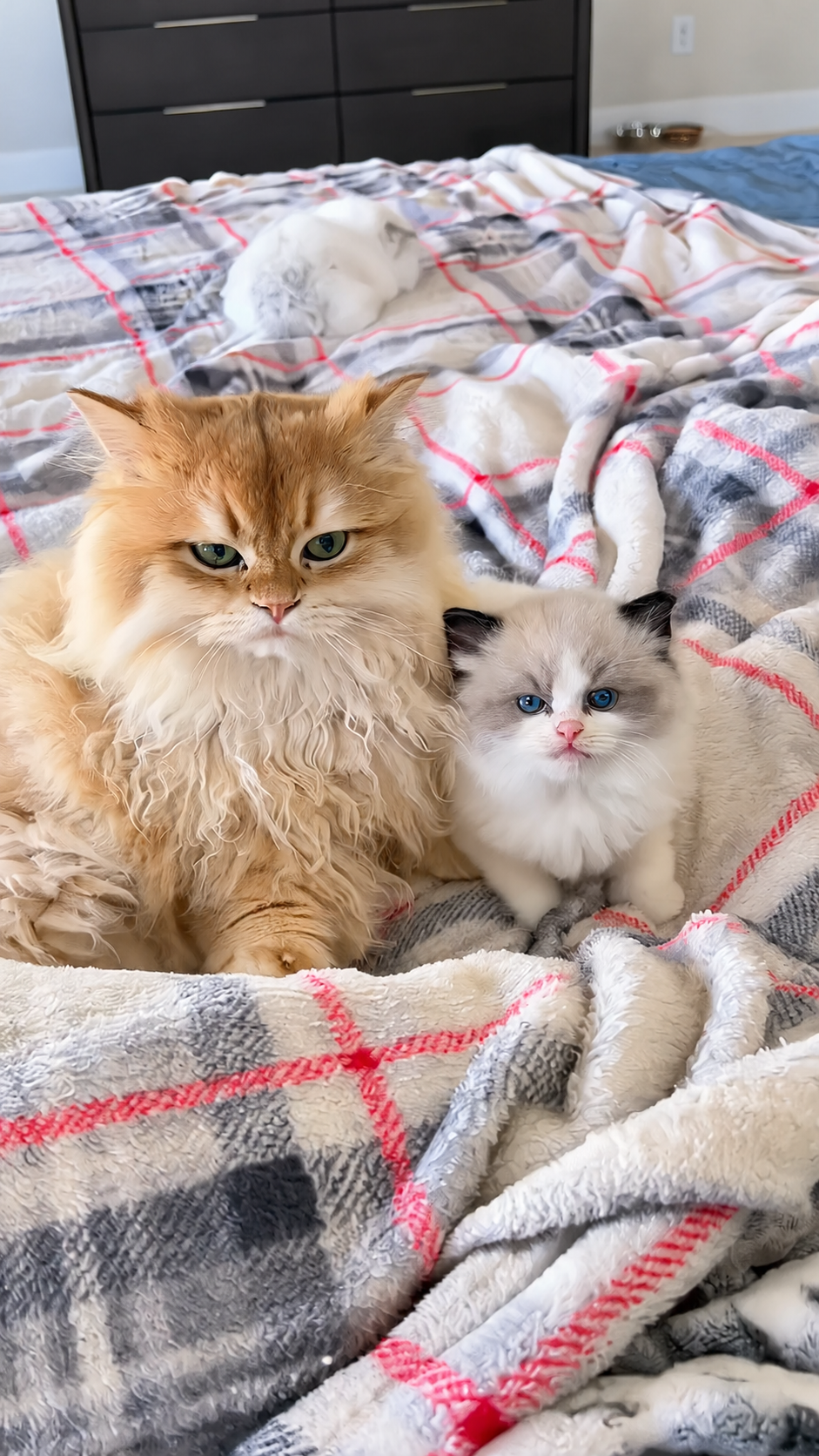 All the cats can't resist copper