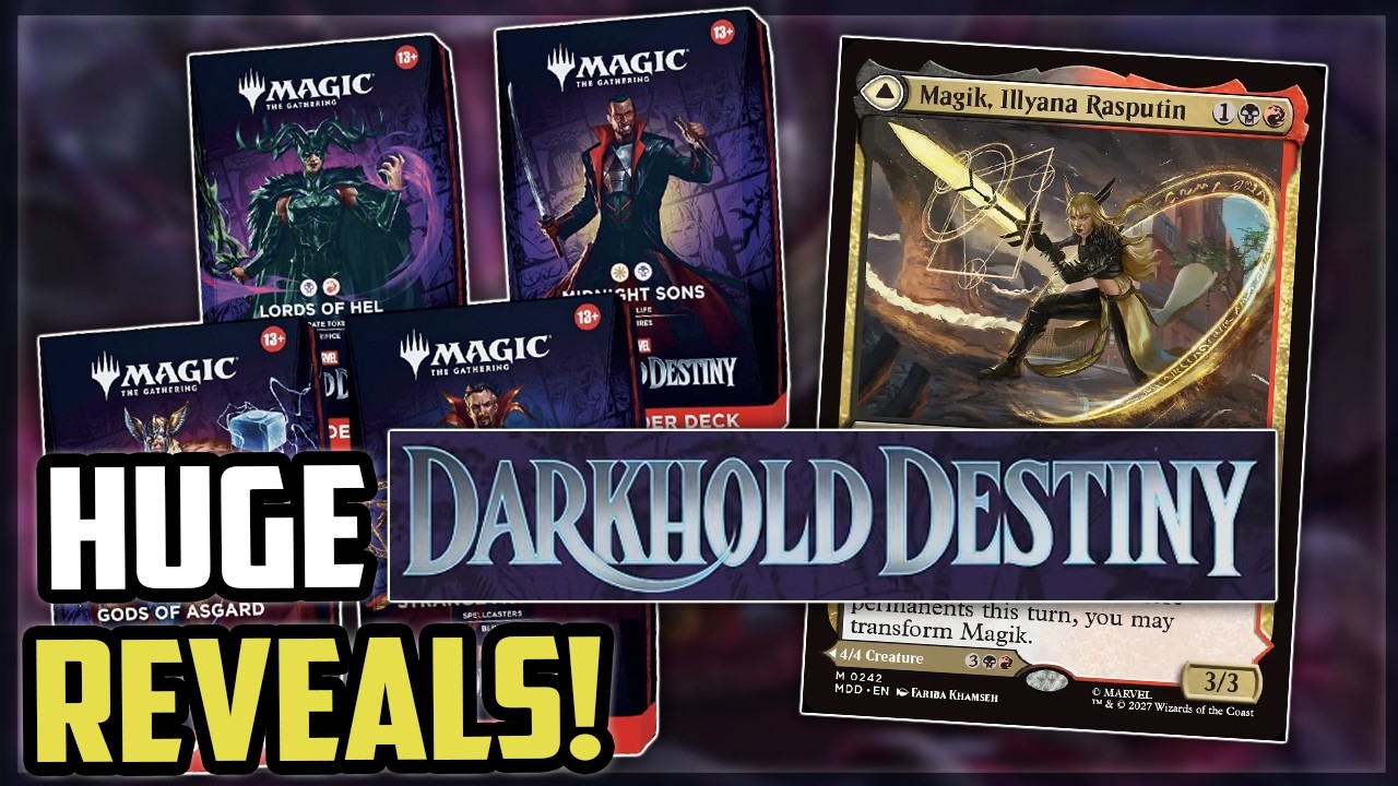 A closer look at the MTG Marvel Darkhold Destiny panel and its reveals