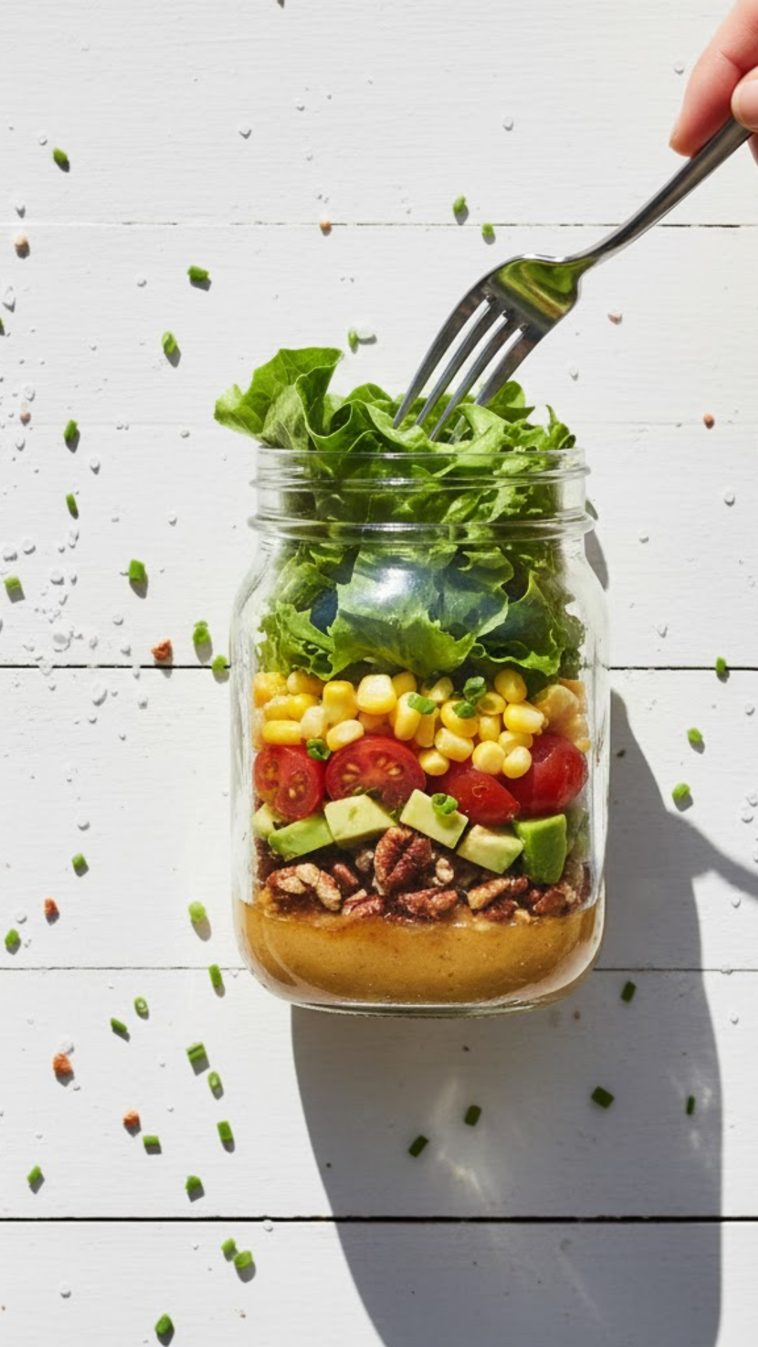 Healthy salad jars for easy meal prep fresh, colorful & ready to go
