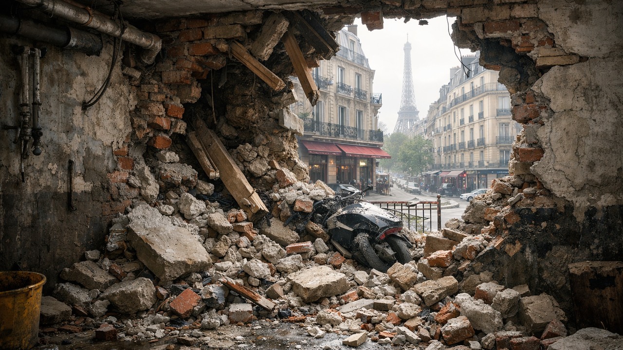 A basement wall collapsed in Paris - then decomposing bodies poured ...