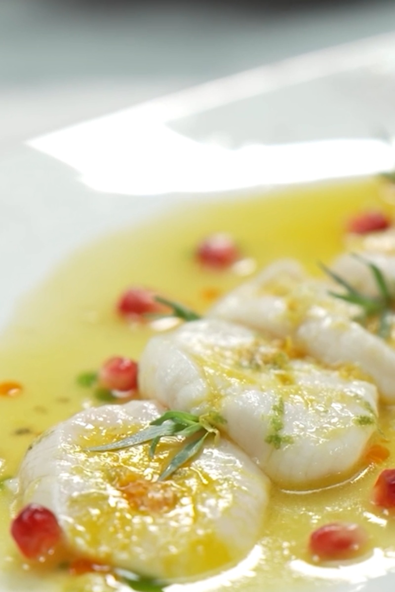 Easy scallop ceviche with fresh lime and herbs