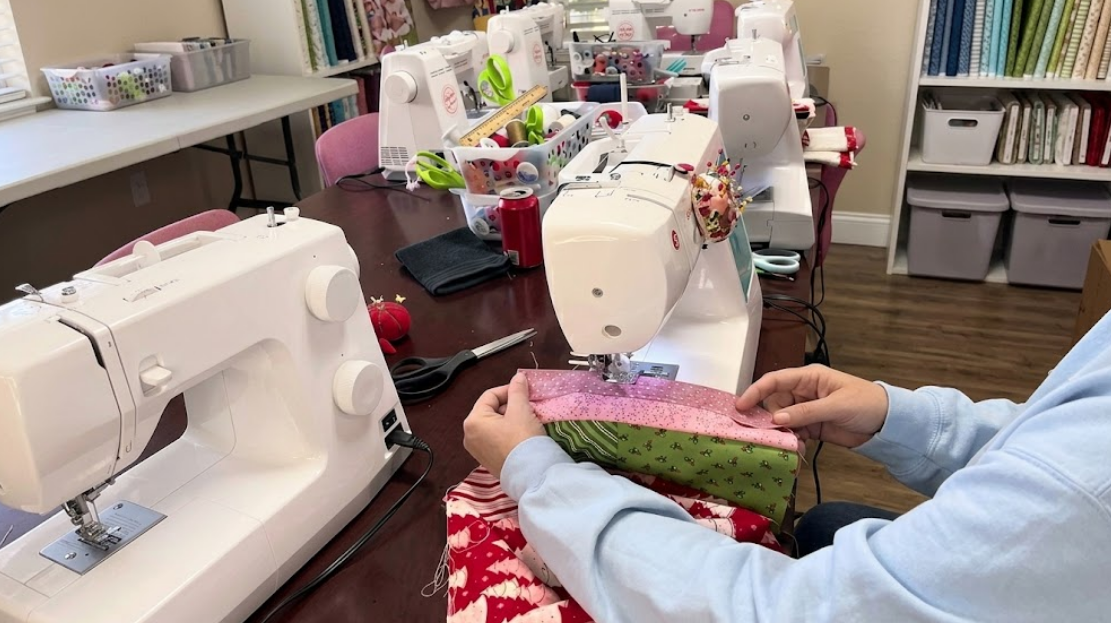Make a fabric notebook cover with an easy pen holder
