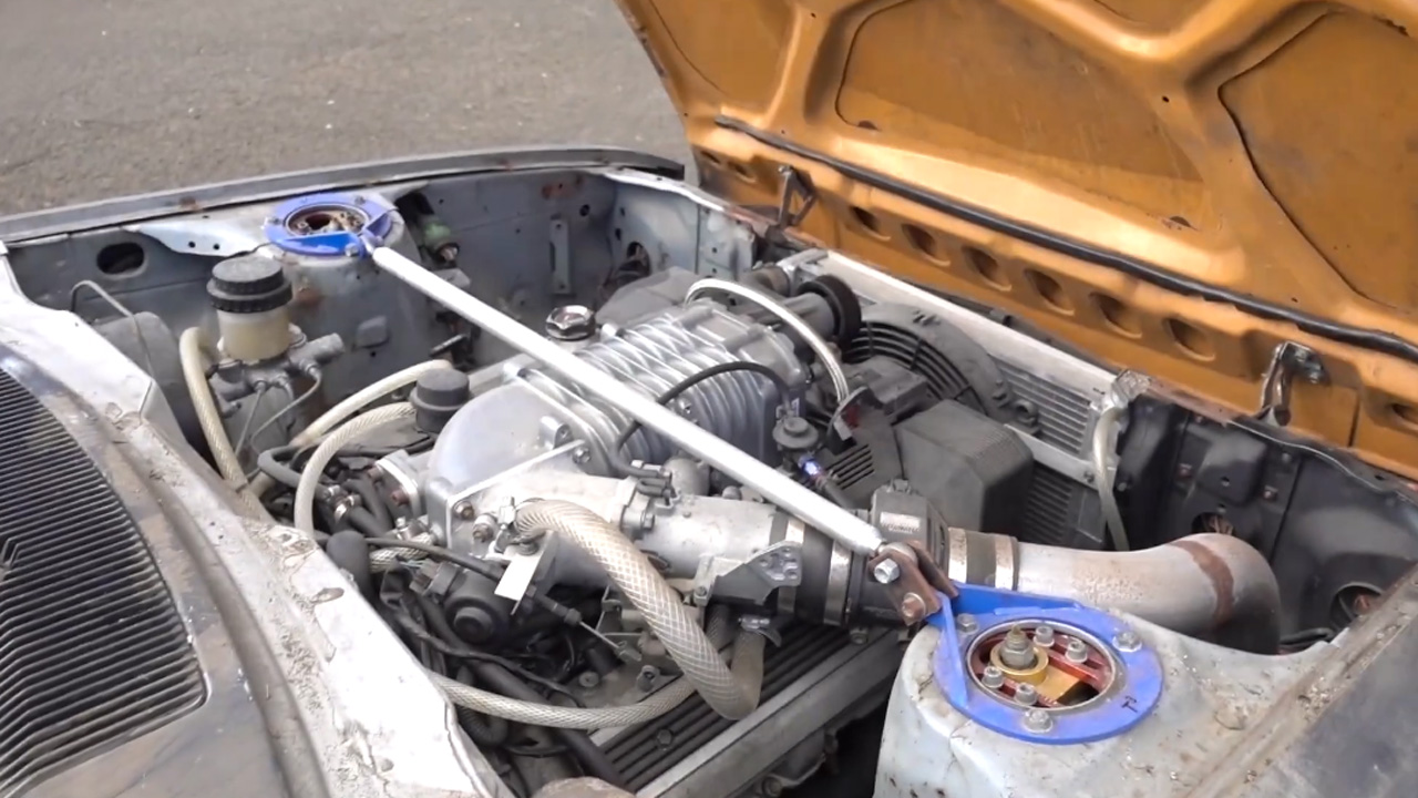 Unexpected Toyota Celica engine swap at Hawaiian car show