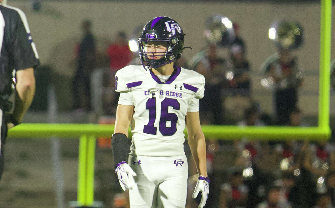 Cedar Ridge safety Bekett Lohman named Week 7 Central Texas high school ...