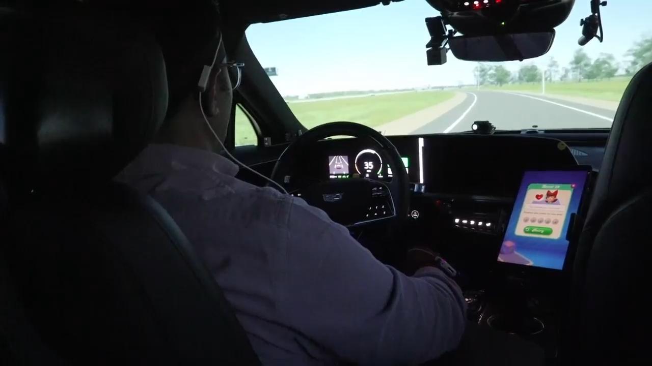 GM learns about driver behavior through simulator testing as it speeds ...