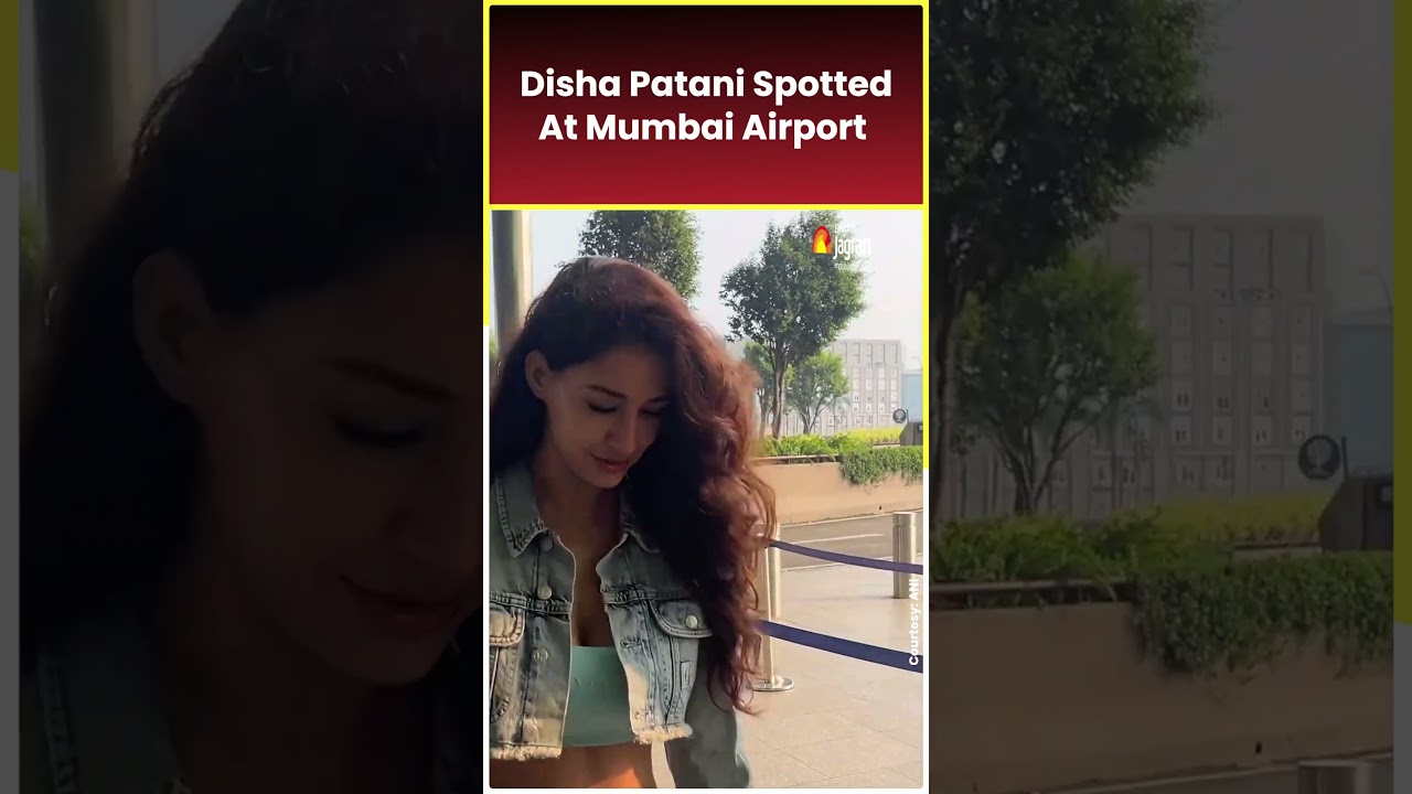 Disha Patani spotted at Mumbai airport #shortsfeed #ytshorts #shortsvideo