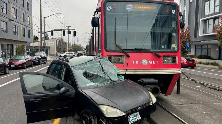 Driver taken to hospital with serious injuries after crash with MAX ...