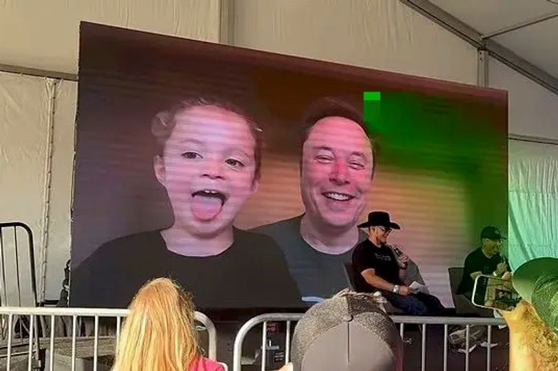 Elon Musk's 4-year-old daughter makes surprise appearance on livestream ...