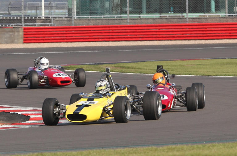 Cheshire cats de la Roche and Musgrave grin after Silverstone Historic ...