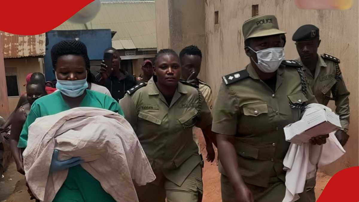 Police rescue newborn baby from pit latrine as heartwarming photos emerge