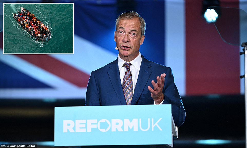 Farage vows five-year freeze on UK asylum system if Reform wins