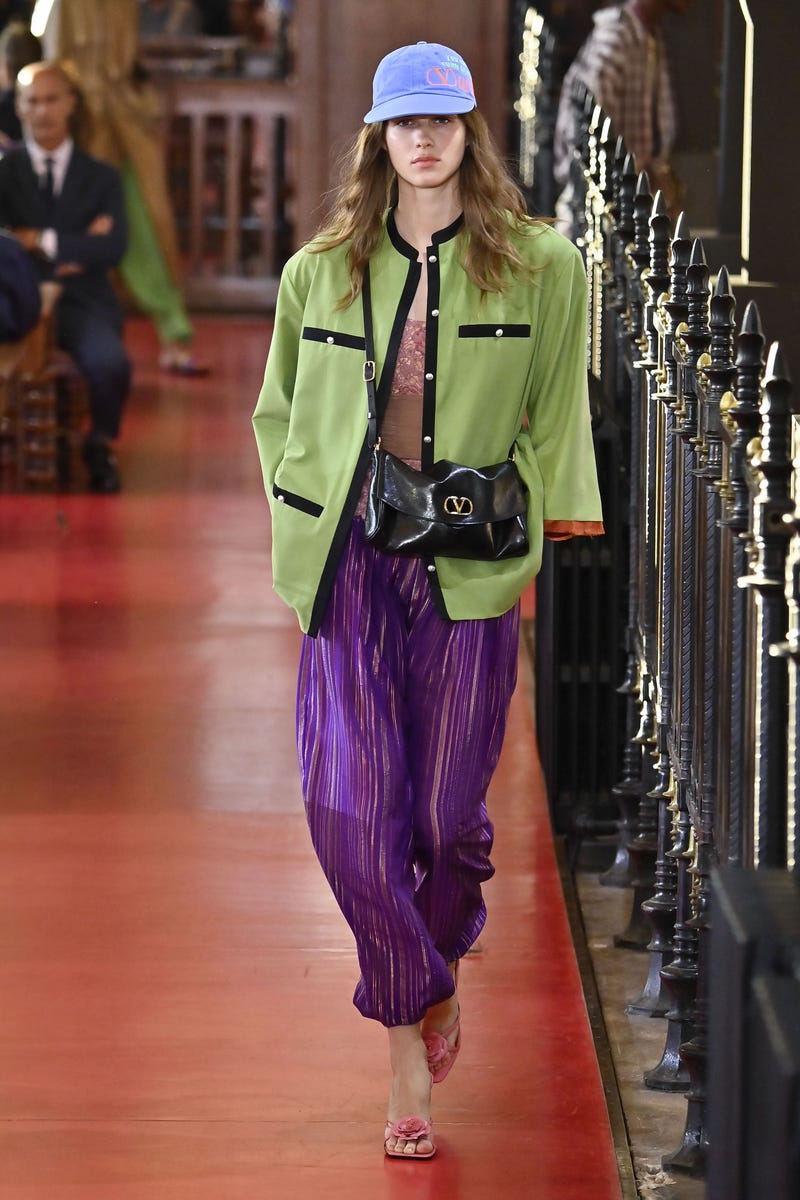 The color-blocking trend is back in a big way for spring 2027