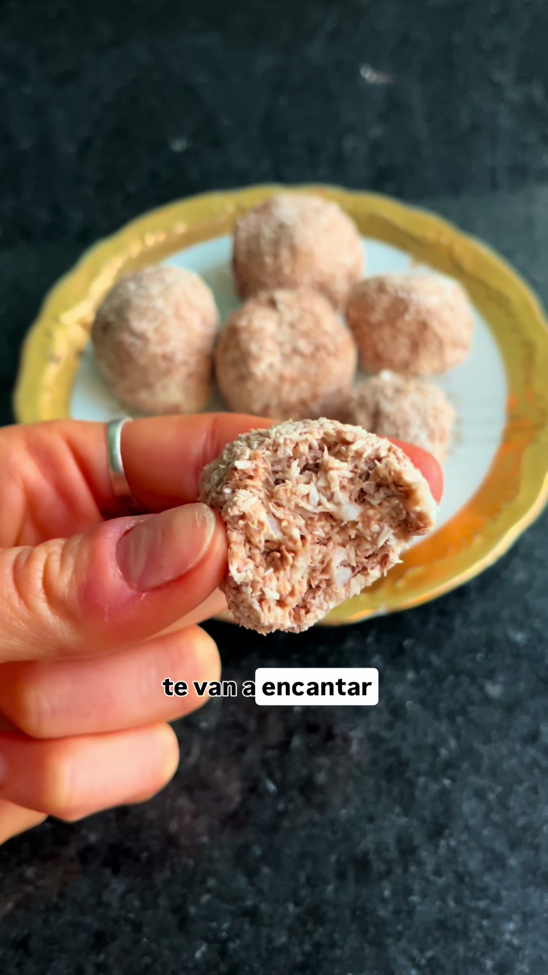 Trufas de coco sin horno con yogur y cacao