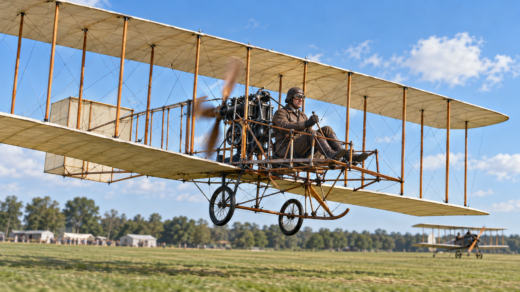Why early airplanes had propellers in the wrong place