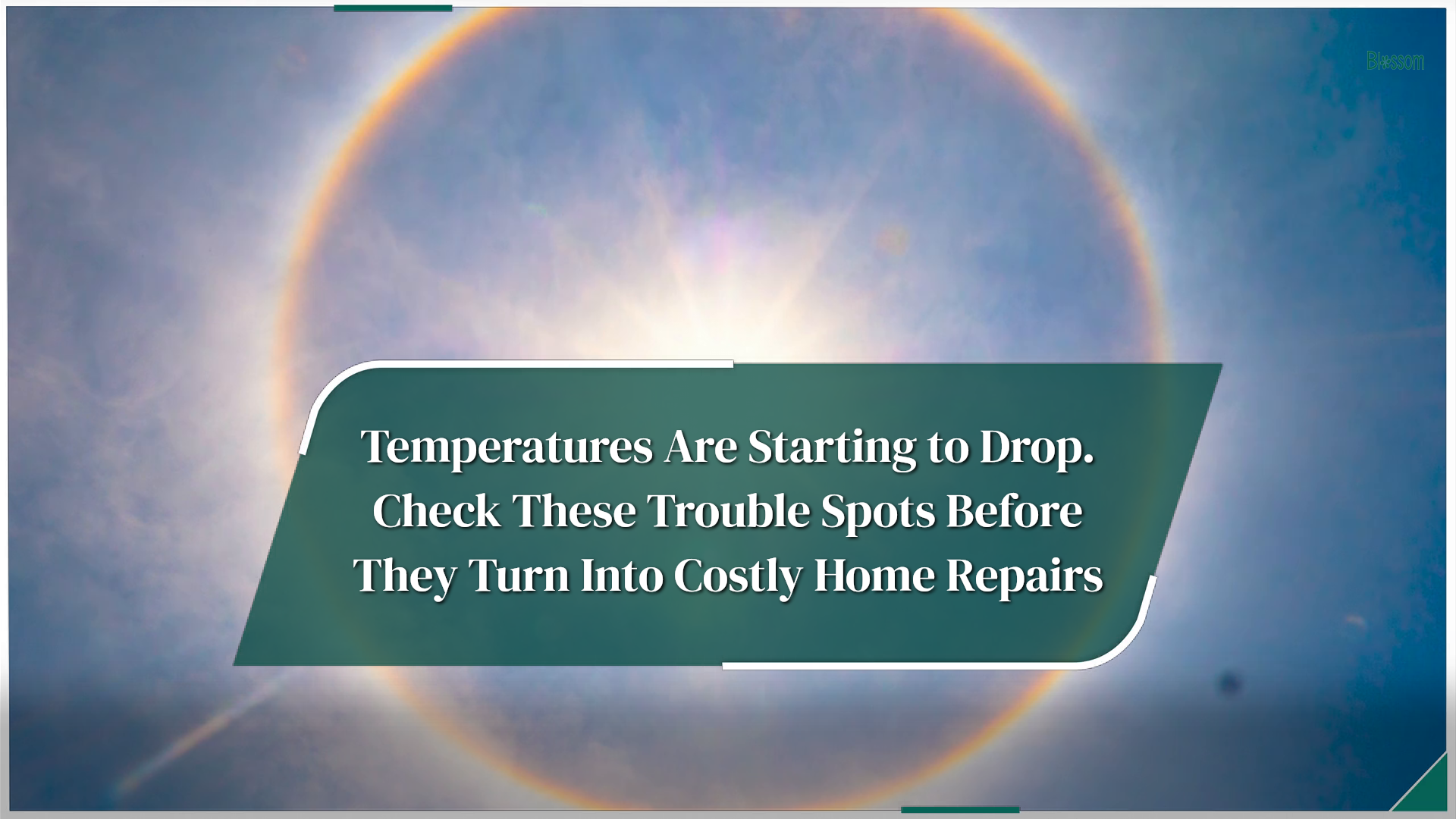 Temperatures are starting to drop. Check these trouble spots before ...