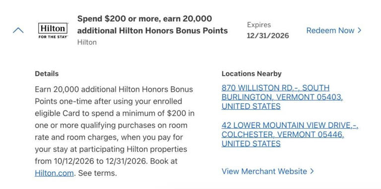 Use these Amex offers to earn up to 75,500 bonus points on Hilton stays ...