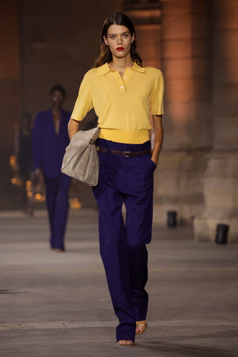 The color-blocking trend is back in a big way for spring 2027