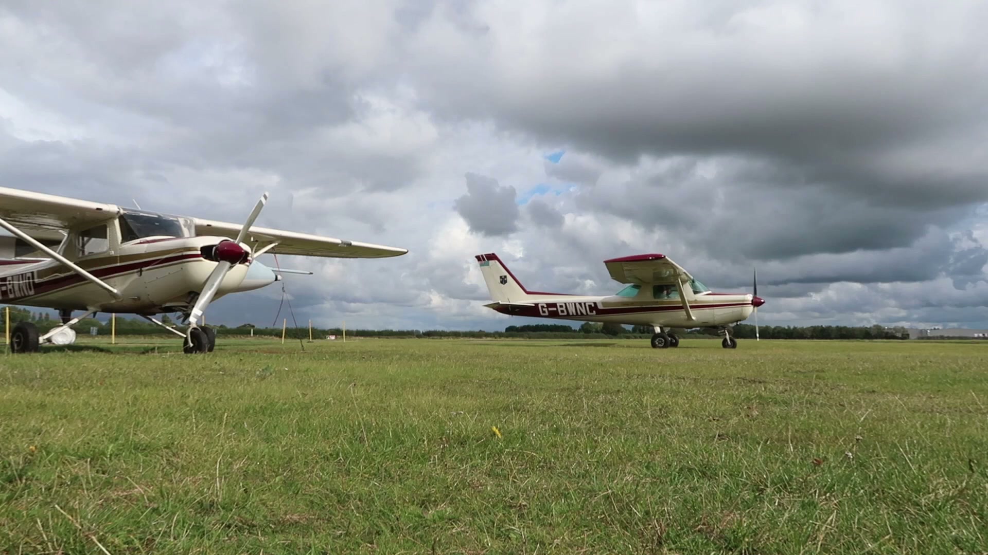 A student pilot takes on their first real flying lesson