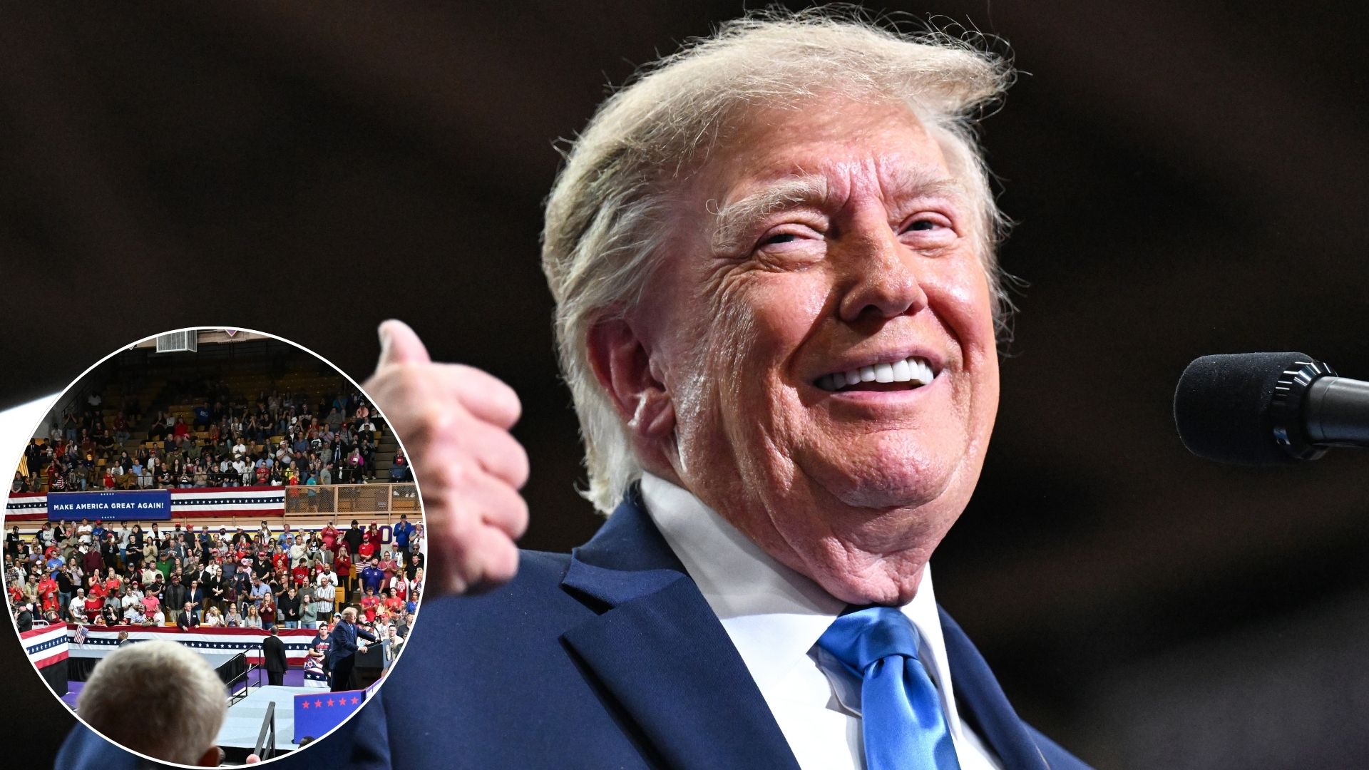 Trump demands arrests of New York Times and other media over reports of empty seats at Ohio rally