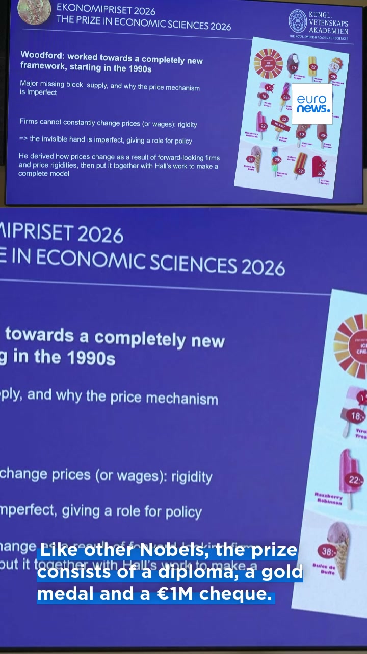 Americans Hall and Woodford win Nobel Prize in economics for ...