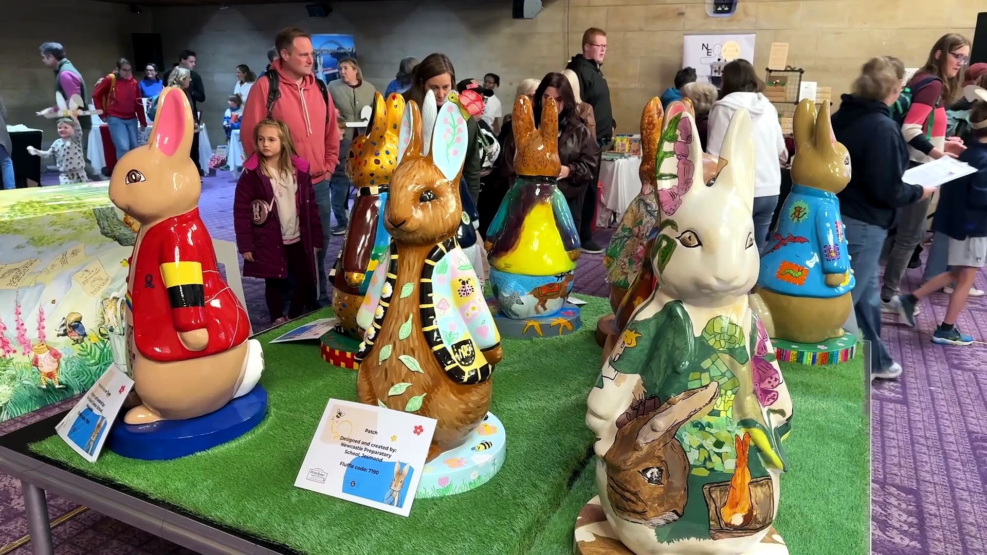 Peter Rabbit sculptures head to auction to raise money for North East ...