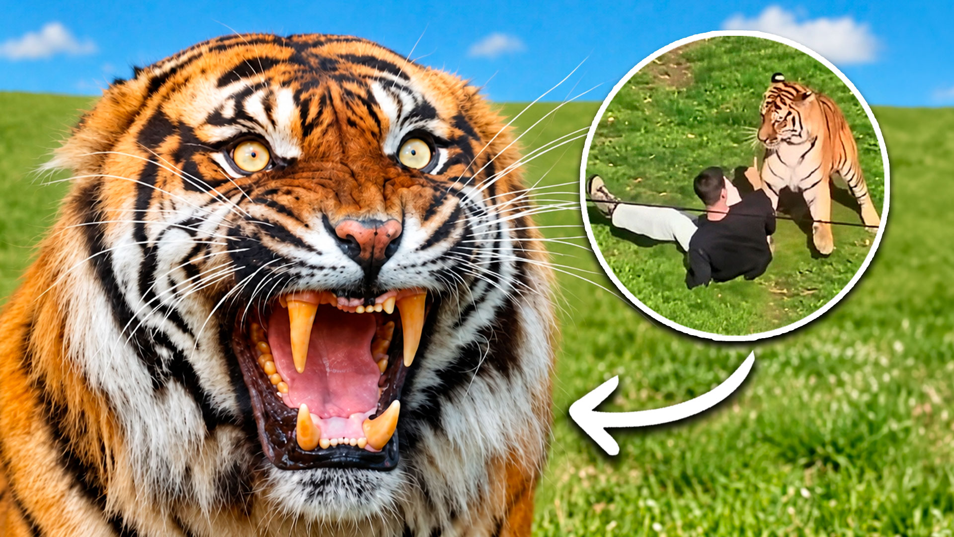 This is the tiger that killed a man at Yorkshire Wildlife Park
